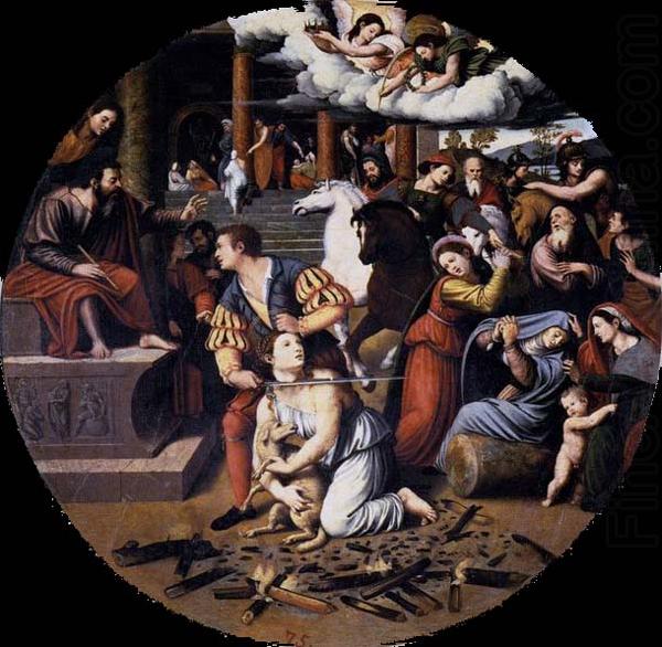 Martyrdom of St Agnes, Juan Vicente Masip